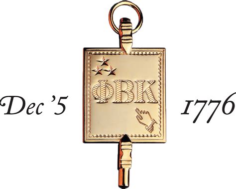 The Phi Beta Kappa Key .